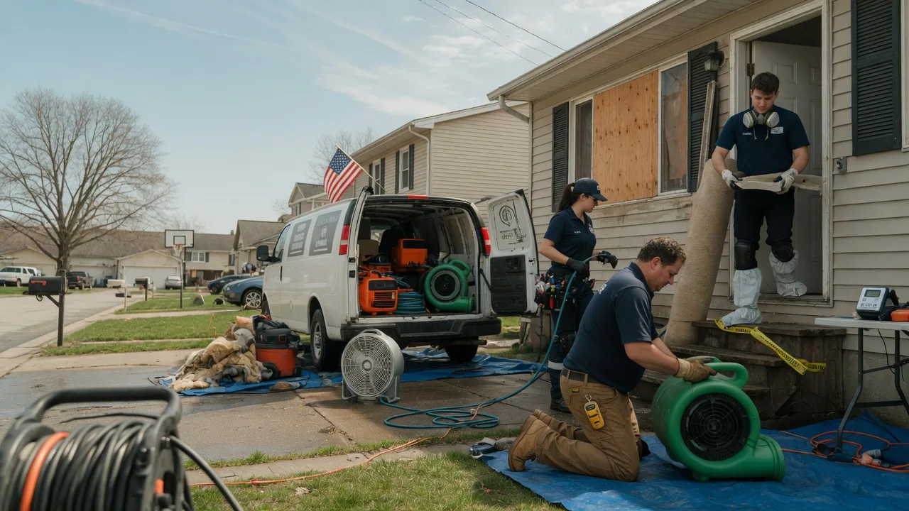 Water Damage Restoration in Bridgewater, SD near me